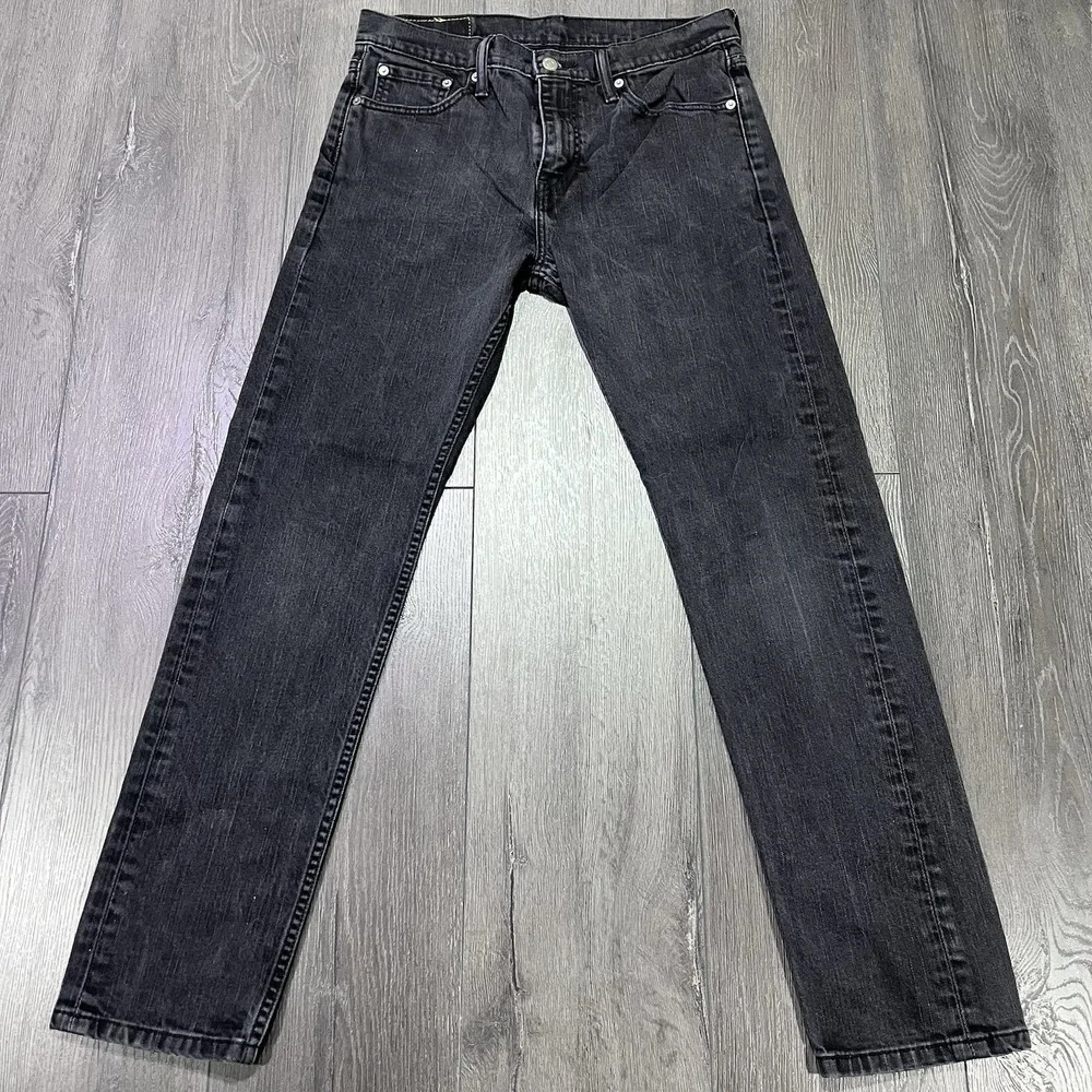 Levis Jeans Mens 30x31 Charcoal‎ Black Dark Wash  Denim Grunge Punk Metal 508